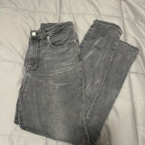 Dark grey Madewell jeans